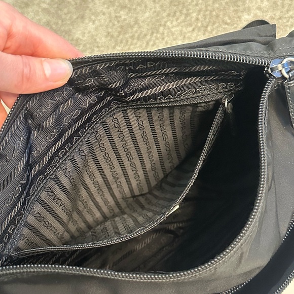 Prada Black Tessuto Nylon Messenger Bag – Authentic w/ Entrupy COA - Picture 7 of 9